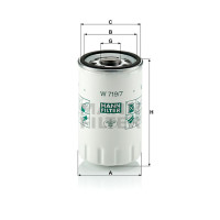 Фильтр масляный MANN-FILTER W 719/7